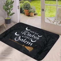 Goth Vamp Witchy Witch Salem Doormat Not All Witches Live in Salem 40&quot; x... - $372.79 MXN