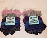 Scunci Scrunchies 2 Packs 12 Scrunchies Multi Color Fleece Super Soft New - £11.37 GBP