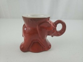 VTG 1976 Frankoma GOP RED Elephant Political Party Mug Excellent For A Collector - £15.62 GBP