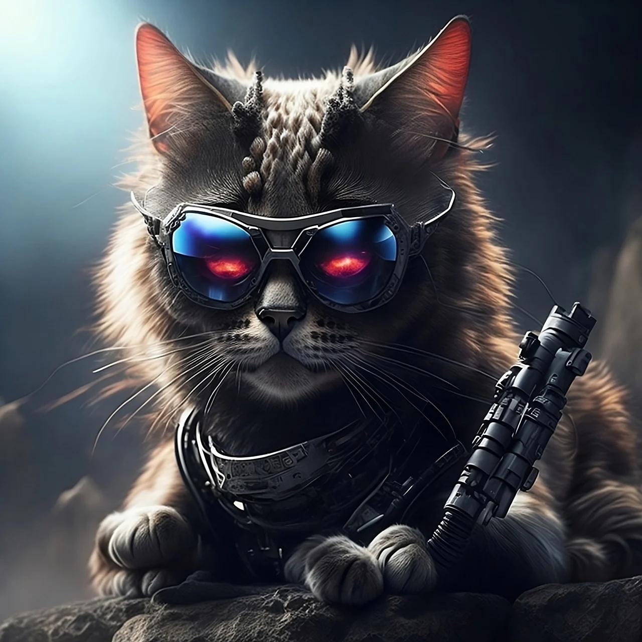 Cat Terminator [Digital Art] - £10.00 GBP