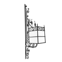 Vintage Sconce Wrought Iron Aesthetic Movement Revival Great Condition - $2,078.75