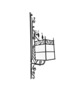 Vintage Sconce Wrought Iron Aesthetic Movement Revival Great Condition - £1,627.94 GBP