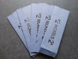 5 Nickel Coin Wrappers - £0.77 GBP