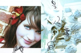 Polly &amp; The Billets Doux Glastonbury Folk 2x Hand Signed Large Photo s - £13.31 GBP