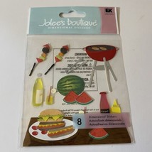 Jolee’s Boutique EK Success Picnic Time BBQ Cookout Food Scrapbook Stickers - £15.74 GBP