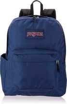 JanSport Superbreak Navy Blue School Backpack - £29.77 GBP