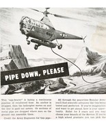 1948 US Army Air Force Recruitment Advertisement Military Helicopter E2H1 - $475.79 MXN