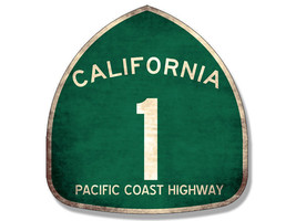 4&quot; california pacific coast highway pch car sticker decal usa made vintage look - £13.39 GBP