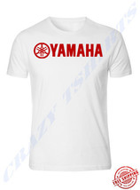 NEW RED YAMAHA RACING WHITE T-SHIRT YZF R1 R6 YFZ BANSHEE - $13.68