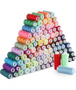 Sewing Thread Set 100 Color, Lemonfilter Thread for Sewing 250 Yards Each Spool  - $45.00 CAD