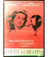 Movie Poster Goodbye Again 1961 Ingrid Bergman Sagan - £54.66 GBP