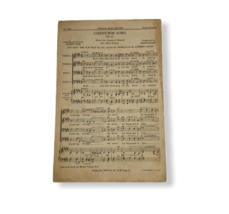 Cherubim Song From Russian Church (no 7) For Mens Voices 1930 sheet music - £7.81 GBP