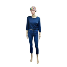 Mother Womens 23 High Waisted Looker Ankle Cropped Jeans Blue Stretch Mid Rise - £47.01 GBP
