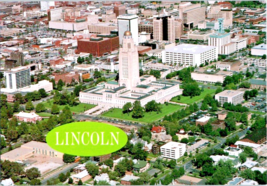 Postcard Nebraska Capital Lincoln the City of Lincoln Photo Keveill R 6 x 4 Ins. - £3.94 GBP