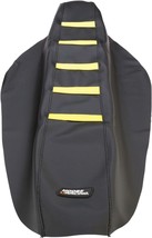 New Moose Racing Ribbed Seat Cover Black Yellow Suzuki RM 85 125 250 RMZ 250 450 - £47.00 GBP
