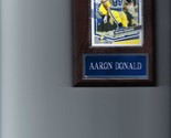 AARON DONALD PLAQUE LOS ANGELES RAMS LA FOOTBALL NFL    C - $3.95