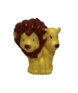 Mega Bloks Noah&#39;s Ark Safari Friends Lion Couple 3 1/4&quot; Vinyl Figure - $180.87 MXN