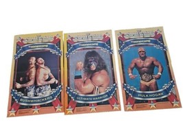 Ultimate Warrior Hulk Bushwhacker WWF Superstars Honeycomb Wrestling Poster 1989 - £61.88 GBP