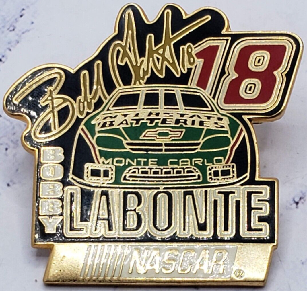 Bobby Labonte Interstate Battery #18 Nascar Hat Pin Wincraft Racing Pin - $5.93