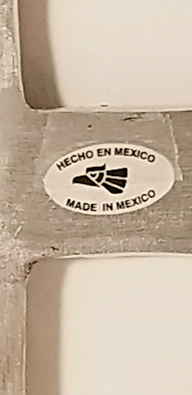 Mexican Pewter Cross Wall Hanging Decor  - Hecho En Mexico  Item image 6