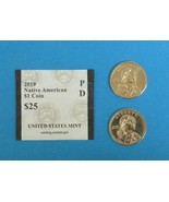 2019 D &amp; P Sacagawea Native American  $1 Dollar UNC Coin Set - 2 coins S... - €5,16 EUR