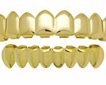 14K Gold Electroplated Non Tarnish Custom 8 Top 8 Bottom Grillz for Teet... - $5.93