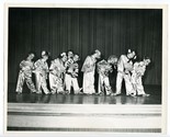1950&#39;s Dance Recital Photo Boys &amp; Girls in Oriental Costumes with Fans - $17.80