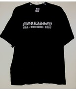 Morrissey Concert Tour T Shirt Vintage Summer 2007 Local Crew Size X-Large - €95,51 EUR