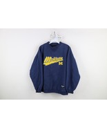 Vtg 90s Womens M Distressed Spell Out Script University of Michigan Swea... - $932.03 MXN