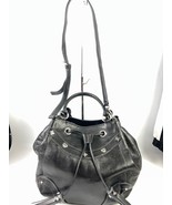 MCM 2WAY Shoulder Bag Handbag Women&#39;s Black Leather - $214.69