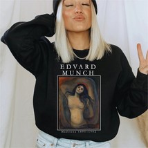 Edward Munch Madonna 1895-1902 unsiex sweatshirt, Edvard Munch Painting crewneck - £35.26 GBP