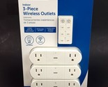 Utilitech Indoor 3-Piece Indoor Wireless Outlets with Remote Control #50... - $16.58