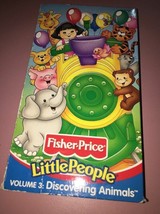 Fisher Price Little People Volumen 3: Discovering Animales VHS 2001 - £11.75 GBP