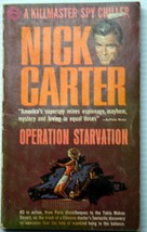Nick Carter Operation Starvation (Killmaster 17) out-bonds James Bond China Spy - £5.45 GBP
