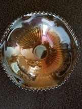 Vintage Candy/Nut Dish ~ Carnival Glass ~  Orange Marigold ~ Footed ~ 6.... - $30.00