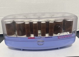 Clairol Kindness Vintage VH24 Hair Hot Rollers Curlers Velvet Flocked 1985 - €20,37 EUR