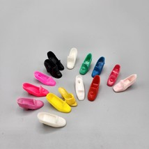 Barbie High Heels Loafer Pumps Lot Mismatched Singles Vtg Doll Shoes Clones - £11.59 GBP