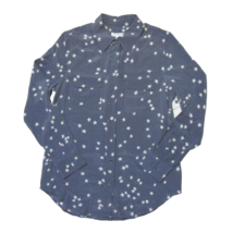 NWT Equipment Signature Slim in Bluestone Star Silk Button Down Shirt S - £89.67 GBP