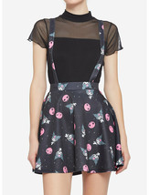 Sanrio Hello Kitty, My Melody X Kuromi Skull Suspender Skirt S - £39.33 GBP