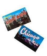 Chicago at Night Greater Chicago Postcards Books Lot Of 2 1963 28 Views ... - $184.53 MXN