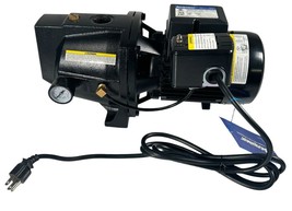 Acquaer 3/4HP Shallow Well Jet Pump Cast Iron Up to 25ft Deep - Dual Voltage - £56.75 GBP