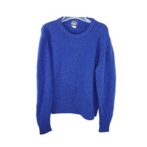 Woolrich Mens Size Medium Blue Wool Blend Sweater - £37.55 GBP