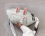 Packs for women casual canvas shoulder bag student crossbody chest bag purse small thumb155 crop