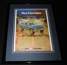 1973 Jeep Cherokee Framed 11x14 ORIGINAL Vintage Advertisement - $39.59