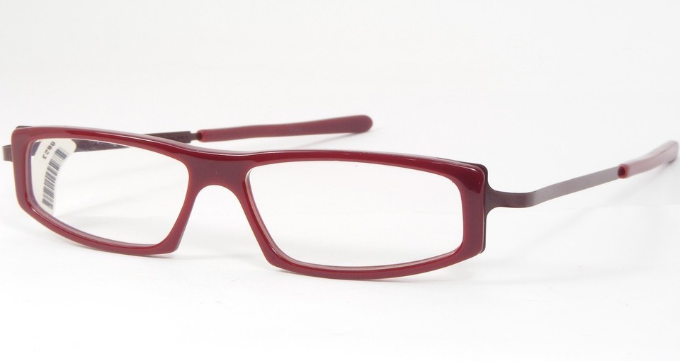 MARGOTTE EYEWEAR 0209 Maroon Red UNIQUE RARE HANDMADE EYEGLASSES GLASSES... - $234.83