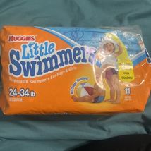 Vintage 1998 Little Swimmers HUGGIES Medium 24-34lb 11ct. Sand Toys - $39.59