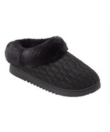Dearfoams Womens Slippers Black Memory Foam Slip On Indoor Outdoor - €33,49 EUR