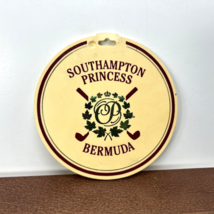 Southampton Princess Bermuda Golf Club Bag Luggage Travel Tag, Vintage - $19.95