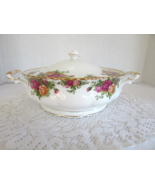 Royal Albert Old Country Roses Bone China Covered Vegetable Bowl England... - €123,26 EUR