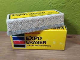 Vintage Sanford Expo Dry-Erase Marker Eraser - Nib Deadstock Un-Punched Box - £14.94 GBP